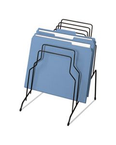 FEL72614 WIRE STEP FILE, 8 SECTIONS, LETTER TO LEGAL SIZE FILES, 10.13" X 12.13" X 11.19", BLACK