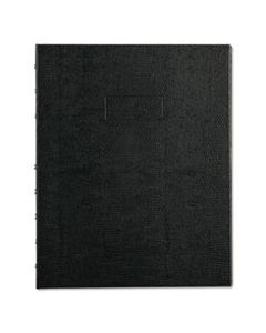 REDA7150BLK NOTEPRO NOTEBOOK, 1 SUBJECT, NARROW RULE, BLACK COVER, 9.25 X 7.25, 75 SHEETS