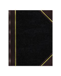 RED56231 TEXTHIDE RECORD BOOK, BLACK/BURGUNDY, 300 GREEN PAGES, 10 3/8 X 8 3/8