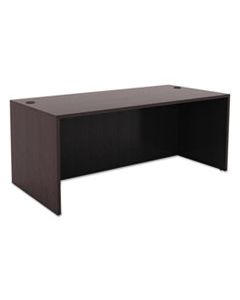 ALEVA216630ES ALERA VALENCIA SERIES STRAIGHT FRONT DESK SHELL, 65W X 29.5D X 29.63H, ESPRESSO