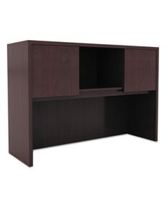 ALEVA284815MY ALERA VALENCIA SERIES HUTCH WITH DOORS, 47.13W X 15D X 35.38H, MAHOGANY