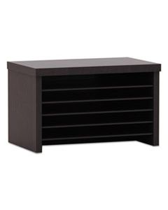 ALEVA316012ES ALERA VALENCIA UNDER COUNTER FILE ORGANIZER SHELF, 15.75W X 9.88D X 10.88H, ESPRESSO