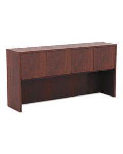 ALEVA286615MC ALERA VALENCIA SERIES HUTCH WITH DOORS, 64.75W X 15D X 35.38H, MEDIUM CHERRY