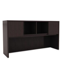 ALEVA286015ES ALERA VALENCIA SERIES HUTCH WITH DOORS, 58.88W X 15D X 35.38H, ESPRESSO