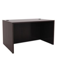 ALEVA214830ES ALERA VALENCIA SERIES STRAIGHT DESK SHELL, 47.25W X 29.5D X 29.63H, ESPRESSO