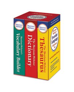 MER3328 EVERYDAY LANGUAGE REFERENCE SET, DICTIONARY, THESAURUS, VOCABULARY BUILDER