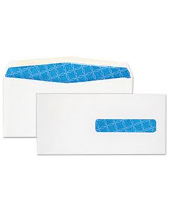 QUA21439 SECURITY TINTED HEALTH CARE CLAIM FORM ENVELOPE, COMMERCIAL FLAP, GUMMED CLOSURE, 4.5 X 9.5, WHITE, 500/BOX