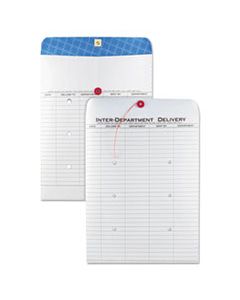 QUA63663 INTER-DEPARTMENT ENVELOPE, #97, TWO-SIDED FIVE-COLUMN FORMAT, 10 X 13, WHITE, 100/BOX