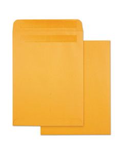 QUA43563 HIGH BULK SELF-SEALING ENVELOPES, #10 1/2, CHEESE BLADE FLAP, REDI-SEAL CLOSURE, 9 X 12, BROWN KRAFT, 100/BOX