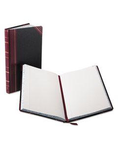 BOR9300R RECORD/ACCOUNT BOOK, BLACK/RED COVER, 300 PAGES, 14 1/8 X 8 5/8