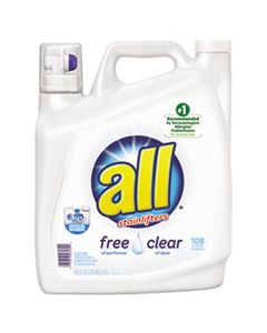 DIA46139 ALL FREE CLEAR 2X LIQUID LAUNDRY DETERGENT, UNSCENTED, 162 OZ BOTTLE, 2/CARTON