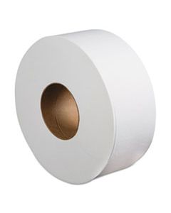 BWK410323 JUMBO ROLL BATHROOM TISSUE, SEPTIC SAFE, 2-PLY, WHITE, 3.4" X 1000 FT, 12 ROLLS/CARTON