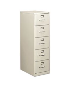 HON315CPQ 310 SERIES FIVE-DRAWER FULL-SUSPENSION FILE, LEGAL, 18.25W X 26.5D X 60H, LIGHT GRAY