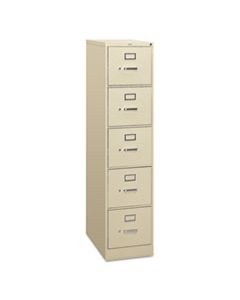 HON315PL 310 SERIES FIVE-DRAWER FULL-SUSPENSION FILE, LETTER, 15W X 26.5D X 60H, PUTTY