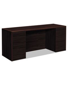 10700 KNEESPACE CREDENZA, FULL HEIGHT PEDESTALS, 72W X 24D X 29 1/2H, MAHOGANY