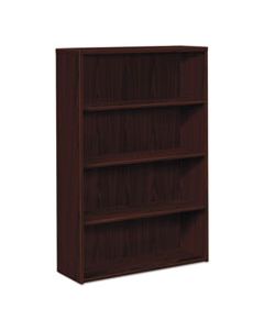 HON105534NN 10500 SERIES LAMINATE BOOKCASE, FOUR-SHELF, 36W X 13-1/8D X 57-1/8H, MAHOGANY