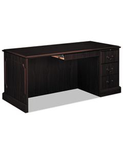 HON94283RNN 94000 SERIES "L" DESK FOR LEFT RETURN, 66W X 30D X 29.5H, MAHOGANY