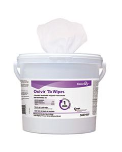 DVO5627427 OXIVIR TB DISINFECTANT WIPES, 11 X 12, WHITE, 160/BUCKET, 4 BUCKET/CARTON