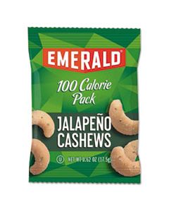 DFD33625 100 CALORIE PACK NUTS, JALAPENO CASHEWS, 0.62 OZ PACK, 7/BOX