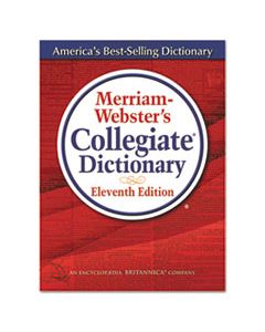 MER8095 MERRIAM-WEBSTER'S COLLEGIATE DICTIONARY, 11TH EDITION, HARDCOVER, 1,664 PAGES