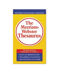 MER850 THE MERRIAM-WEBSTER THESAURUS, DICTIONARY COMPANION, PAPERBACK, 800 PAGES