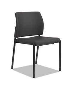 HONSGS6NBCU10B ACCOMMODATE SERIES GUEST CHAIR, 23.25" X 21" X 32", BLACK SEAT/BLACK BACK, BLACK BASE, 2/CARTON