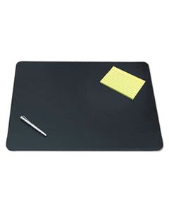 AOP510041 SAGAMORE DESK PAD W/DECORATIVE STITCHING, 24 X 19, BLACK