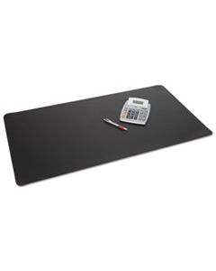 AOPLT412MS RHINOLIN II DESK PAD WITH MICROBAN, 24 X 17, BLACK