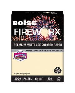 CASMP2201IY FIREWORX PREMIUM MULTI-USE PAPER, 20LB, 8.5 X 11, FLASHING IVORY, 500/REAM