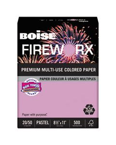 CASMP2201OR FIREWORX PREMIUM MULTI-USE COLORED PAPER, 20LB, 8.5 X 11, ECHO ORCHID, 500/REAM