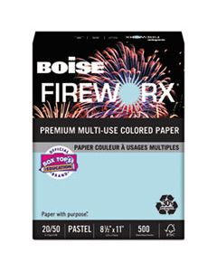 CASMP2201BE FIREWORX PREMIUM MULTI-USE PAPER, 20LB, 8.5 X 11, BOTTLE ROCKET BLUE, 500/REAM