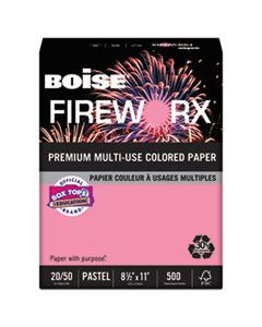 CASMP2201CHE FIREWORX PREMIUM MULTI-USE PAPER, 20LB, 8.5 X 11, CHERRY CHARGE, 500/REAM