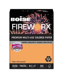 CASMP2201PKN FIREWORX PREMIUM MULTI-USE COLORED PAPER, 20LB, 8.5 X 11, PUMPKIN GLOW, 500/REAM
