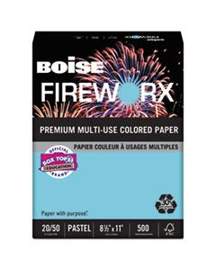 CASMP2201TT FIREWORX PREMIUM MULTI-USE PAPER, 20LB, 8.5 X 11, TURBULENT TURQUOISE, 500/REAM