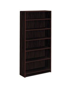 1890 SERIES BOOKCASE, SIX SHELF, 36W X 11 1/2D X 72 5/8H, MAHOGANY