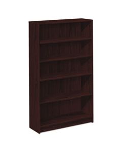 HON1875N 1870 SERIES BOOKCASE, FIVE SHELF, 36W X 11 1/2D X 60 1/8H, MAHOGANY