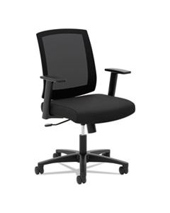 BSXVL511LH10 TORCH MESH MID-BACK TASK CHAIR, SUPPORTS UP TO 250 LBS., BLACK SEAT/BLACK BACK, BLACK BASE