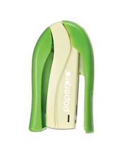 ACI1453 SPRING-POWERED HANDHELD COMPACT STAPLER, 15-SHEET CAPACITY, GREEN