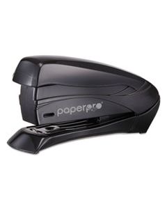 ACI1493 INSPIRE SPRING-POWERED HALF-STRIP COMPACT STAPLER, 15-SHEET CAPACITY, BLACK