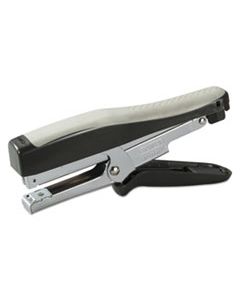 BOSSSP99 STANDARD PLIER STAPLER, 20-SHEET CAPACITY, 0.25" STAPLES, 2.5" THROAT, BLACK/GRAY