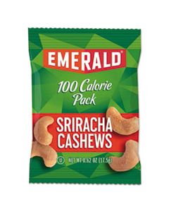 DFD33825 100 CALORIE PACK NUTS, SRIRACHA CASHEWS, 0.62 OZ PACK, 7/BOX