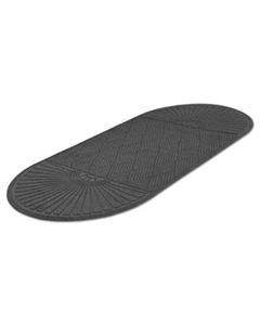 MLLEGDDF030804 ECOGUARD DIAMOND FLOOR MAT, DOUBLE FAN, 36 X 96, CHARCOAL