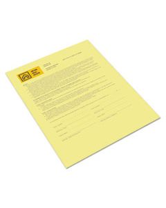 XER3R12437 REVOLUTION DIGITAL CARBONLESS PAPER, 1-PART, 8.5 X 11, CANARY, 500/REAM