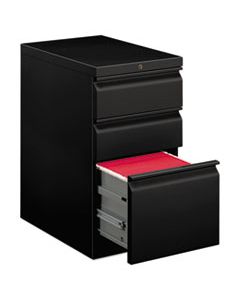 HON33723RP EFFICIENCIES MOBILE BOX/BOX/FILE PEDESTAL, 15W X 22.88D X 28H, BLACK