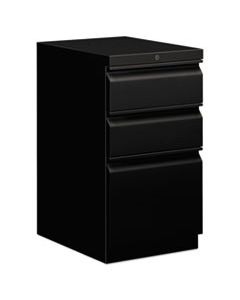 HON33720RP EFFICIENCIES MOBILE BOX/BOX/FILE PEDESTAL, 15W X 19.88D X 28H, BLACK