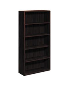 HON10755NN 10700 SERIES WOOD BOOKCASE, FIVE SHELF, 36W X 13 1/8D X 71H, MAHOGANY