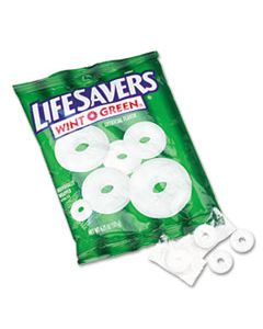 LFS88504 HARD CANDY MINTS, WINT-O-GREEN, INDIVIDUALLY WRAPPED, 6.25OZ BAG