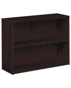 HON105532NN 10500 SERIES LAMINATE BOOKCASE, TWO-SHELF, 36W X 13-1/8D X 29-5/8H, MAHOGANY