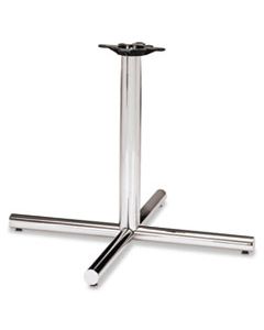 HONXSP36CHR SINGLE COLUMN STEEL BASE, 36W X 36D X 27-7/8H, CHROME