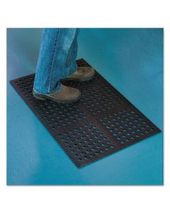 ESR184714 PRO LITE FOUR-WAY DRAIN MAT, 24 X 36, BLACK